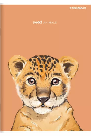 Top-2000 Zeszyt Sweet Animal A4 czysty 60 kartek