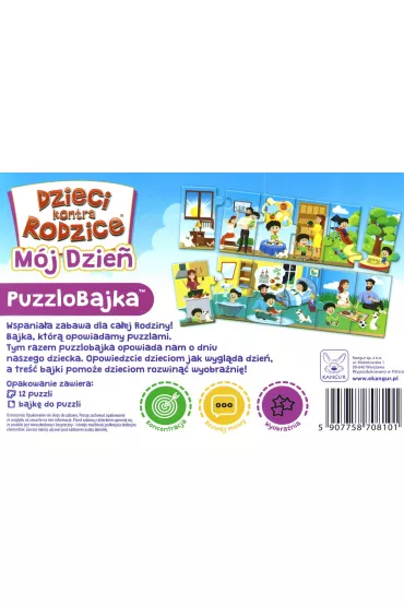 Puzzle Dzieci Kontra Rodzice. M�j Dzie�. PuzzloBajka Kangur