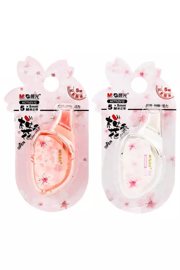 M&G Korektor w ta�mie Cherry Blossom, 5mx5mm 5 mm x 5 m