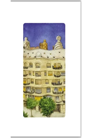 DaVinci Karnet 12x23cm + koperta Gaudi La Pedrera