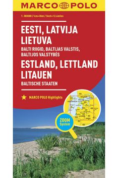 Estonia otwa Litwa mapa