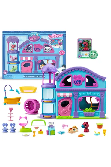 Littlest Pet Shop Domek z 2 figurkami seria 2 LPS00575