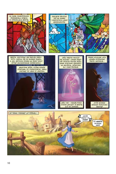 Pi�kna i Bestia. Klasyczne ba�nie Disneya w komiksie - Silvia Dell'Amore, Bobbi J.G. Weiss, Silvia Dell’Amore