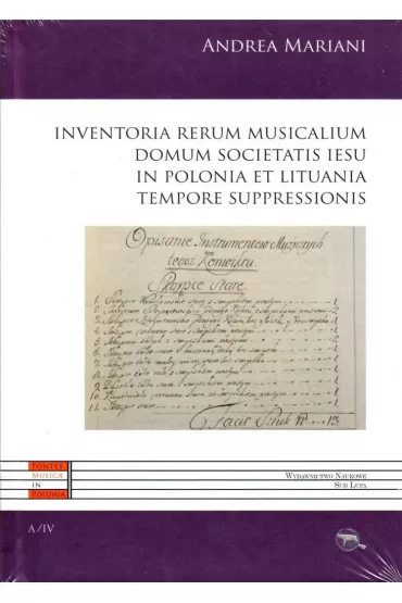 Inventoria Rerum Musicalium Domum Societatis..