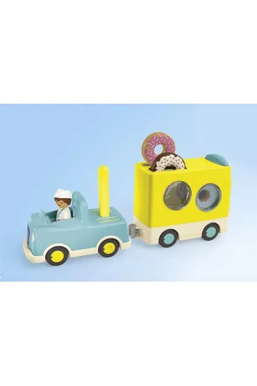 Playmobil Junior Szalony Donut Truck z funkcj� uk�adania i sortowania 71702