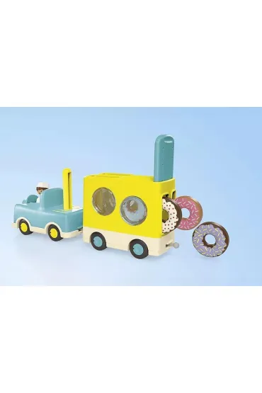 Playmobil Junior Szalony Donut Truck z funkcj� uk�adania i sortowania 71702