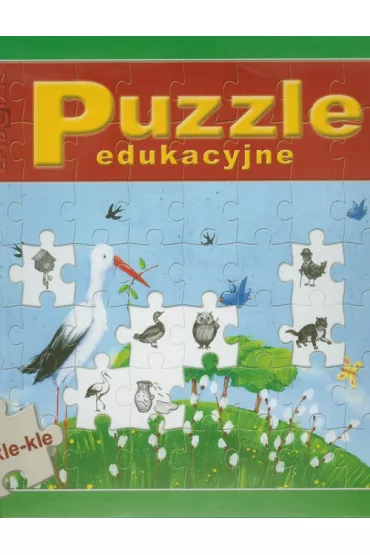 Puzzle edukacyjne. Bocian Klemens Kle - Kle Epideixis