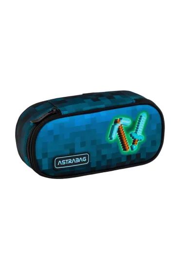Pi�rnik saszetka owalna 1zamek Blue Pixel ASTRA 503026038