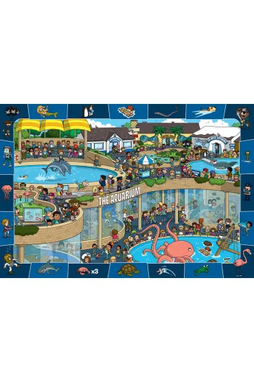 Puzzle 100 el. Crazy Aquarium Eurographics