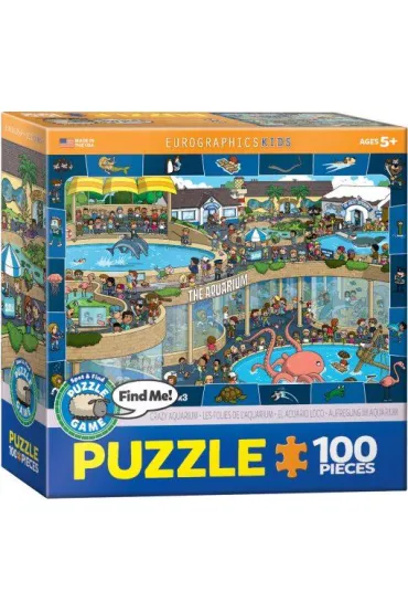 Puzzle 100 el. Crazy Aquarium Eurographics