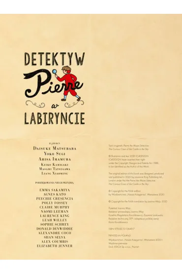 Detektyw Pierre w labiryncie. Dziwny przypadek Zamku na Niebie - Chihiro Maruyama