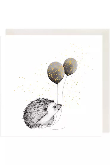 Clear Creations Karnet Z�ocony CL3814_BL Je� z balonami