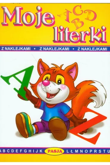 Moje literki z naklejkami