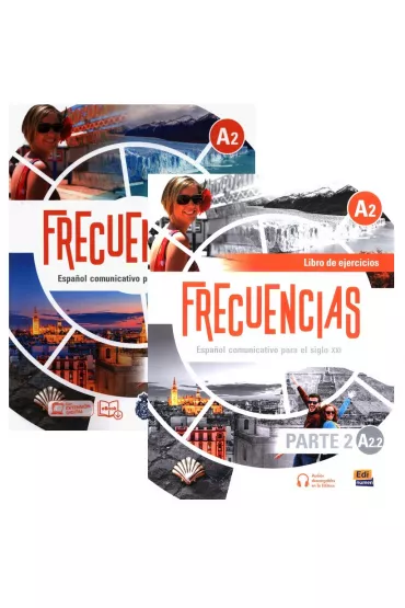 Frecuencias A2.2. Podr�cznik i zeszyt �wicze� do j�zyka hiszpa�skiego - Marin Emilio, Paula Cerdeira, Carlos Oliva, Manuel Rosales, Rivas Francisco, Francisca Fernandez