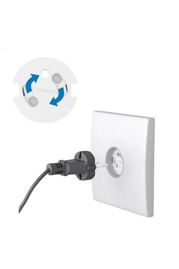 Babyono Zabezpieczenie do gniazd elektrycznych. Zalepka rotacyjna