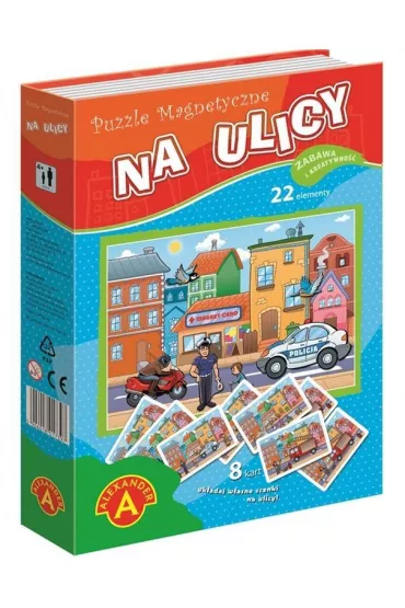 Puzzle magnetyczne 22 el. Na ulicy Alexander