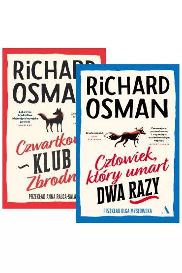Pakiet Czwartkowy Klub Zbrodni: Tomy 1-2: Czwartkowy Klub Zbrodni, Cz�owiek, kt�ry umar� dwa razy - Richard Osman