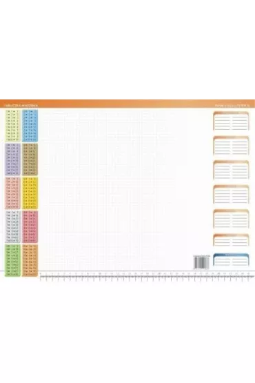 Visual System Biuwar. Tabliczka mno�enia 26 kartek