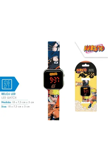 Zegarek LED z kalendarzem Naruto NA00002