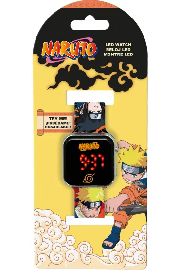 Zegarek LED z kalendarzem Naruto NA00002