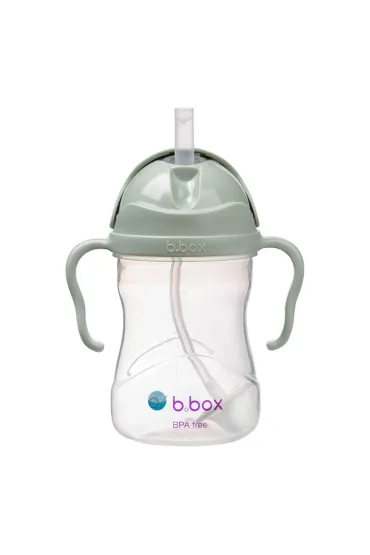 b.box Bidon ze s�omk�, sza�wiowy 240 ml
