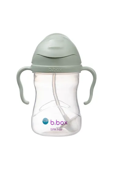 b.box Bidon ze s�omk�, sza�wiowy 240 ml