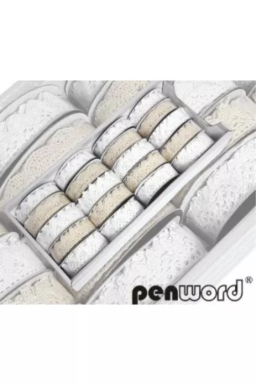 Penword Wst��ka ozdobna koronkowa 2,5cm, 20 x 3m