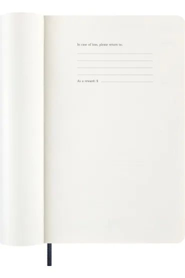 Kalendarz 2026 12M Moleskine L mi�kka oprawa dzienny Sapphire Blue 13x21cm
