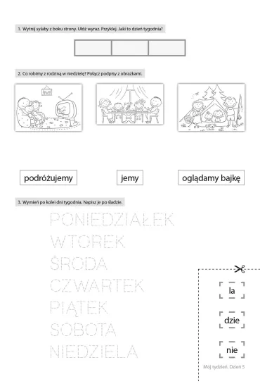 Ja i m�j �wiat 3. Lekcje dla uczni�w z autyzmem i specjalnymi potrzebami edukacyjnymi. Zadanie domowe