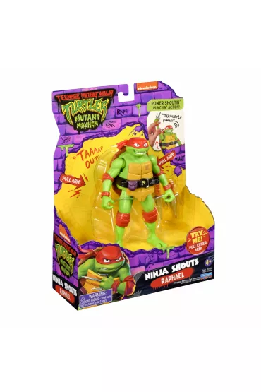 Wojownicze ��wie Ninja. Zmutowany chaos. Raphael Deluxe z d�wi�kiem, figurka, 14 cm