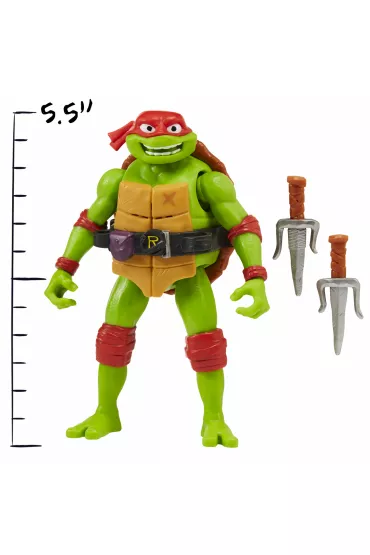 Wojownicze ��wie Ninja. Zmutowany chaos. Raphael Deluxe z d�wi�kiem, figurka, 14 cm