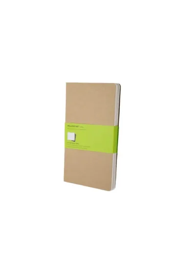 Zeszyty Cahier Jurnals Moleskine hawana czysty 80 kartek 3 szt.