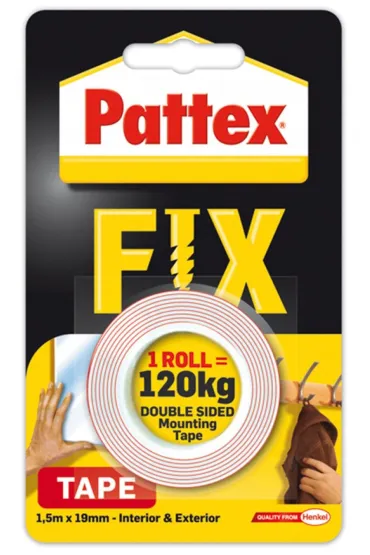 Ta�ma dwustronna PATTEX FIX 1,5mx19mm