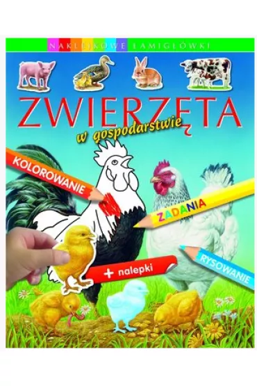 Naklejkowe �amig��wki. Zwierz�ta w gospodarstwie - Emilie Beaumont
