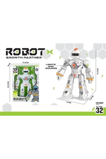 Robot ze �wiat�em i d�wi�kiem Merkpol