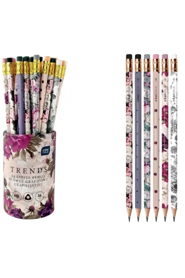 Interdruk O��wek grafitowy z gumk� TRENDS