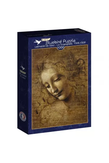 Puzzle 1000 el. La Scapigliata, Leonardo da Vinci,1508 Bluebird Puzzle