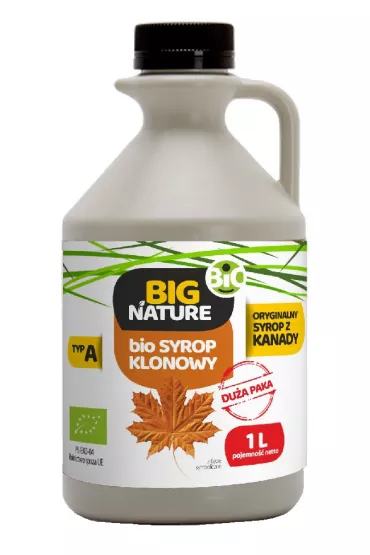 Big Nature Syrop klonowy Typ A 1 l Bio