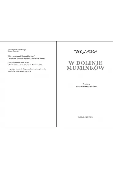W Dolinie Muminkw - Tove Jansson