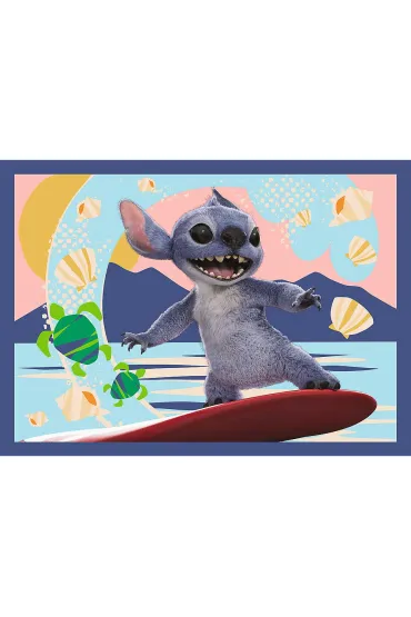 Puzzle 4w1 - Lilo&Stitch Wakacje na Hawajach (35+48+54+70 el.) Trefl