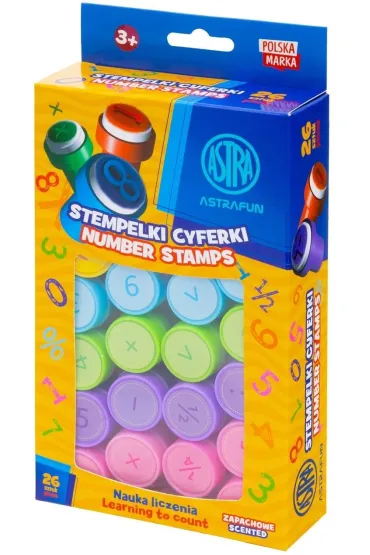 Stempelki zapachowe Cyferki Astra