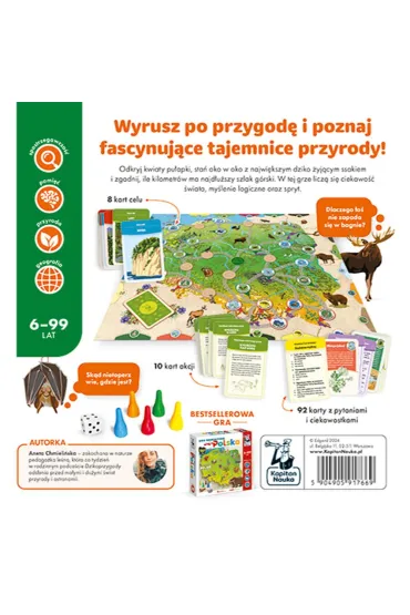 Polska przyroda. Gra edukacyjna. Kapitan Nauka Edgard - Aneta  Chmieli�ska