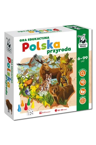 Polska przyroda. Gra edukacyjna. Kapitan Nauka Edgard - Aneta  Chmieli�ska
