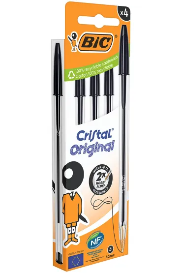 BiC Cristal Original D�ugopis 4 szt.