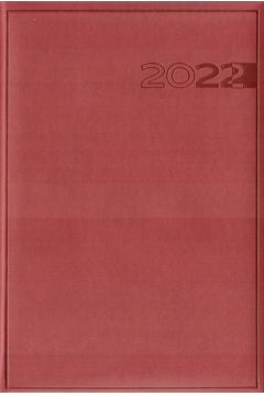 Terminarz 2022 A5 Print czerwony