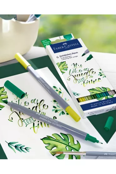 Faber-Castell Pisak akwarelowy Goldfaber Aqua 6 szt.