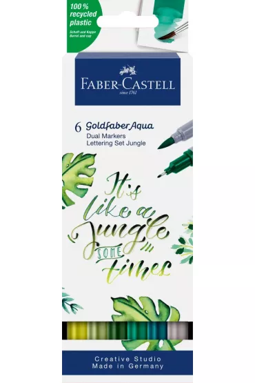 Faber-Castell Pisak akwarelowy Goldfaber Aqua 6 szt.