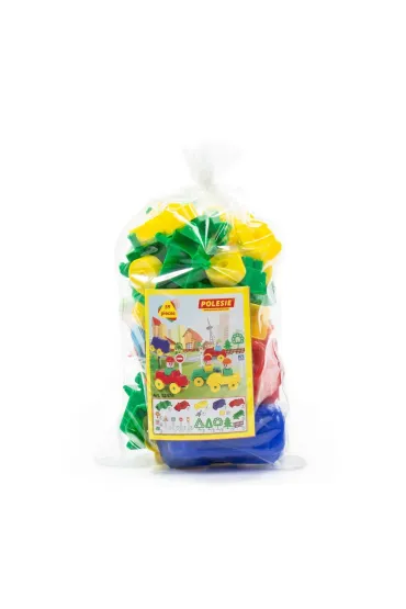 Klocki "Ma�y w�drownik" 59 elem (w woreczku)