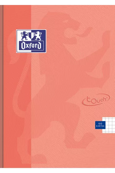 Oxford Brulion Touch A5 z marginesem kratka 60 kartek