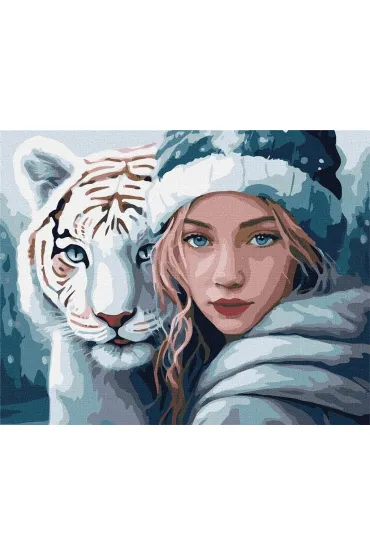 Ideyka Malowanie po numerach - Zimowe ciep�o 40x50cm
